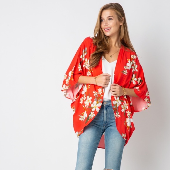 🔥 LAST 1!🔥 SMALL Marlee Floral Print Kimono - Picture 7 of 8
